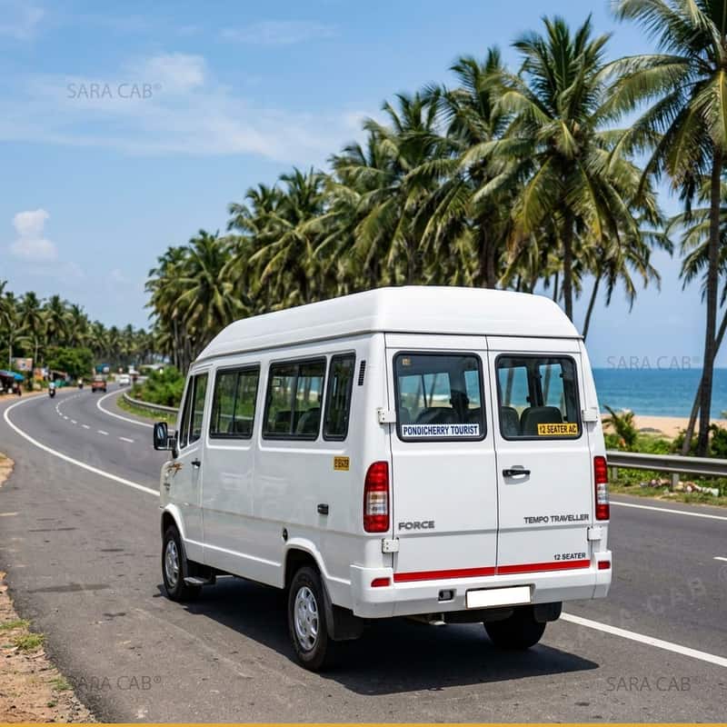 9-Seater Luxury Maharaja Van — 9 seater for tempo traveller rental
