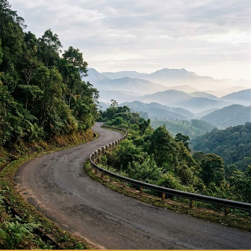 Bangalore to Nandi Hills Sunrise tempo traveller rental — 60 km via NH44 via Devanahalli & Chikkaballapur