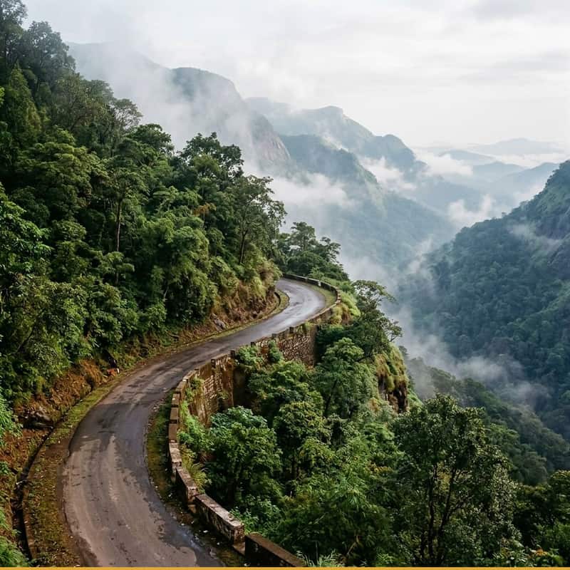 Bangalore to Ooty & Coonoor Nilgiris tempo traveller rental — 270 km via NH275 & NH181 via Mysore, Gundlupet & Gudalur