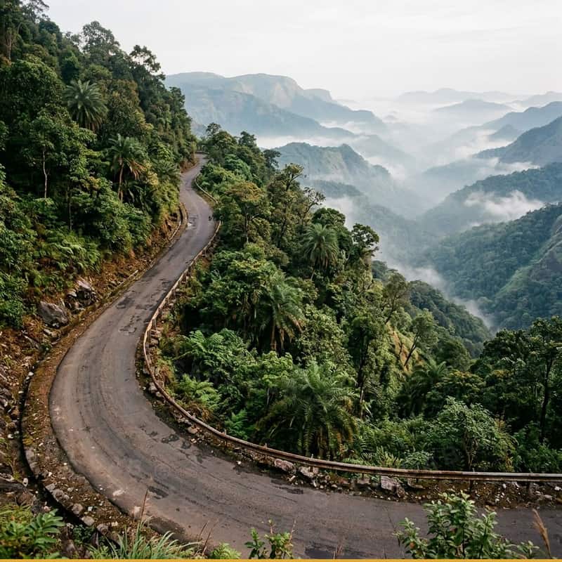 Chennai to Ooty & Kodaikanal Hill Expedition tempo traveller rental — 560 km via NH44 (Chennai-Salem Expressway) & Kallar-Coonoor Ghat