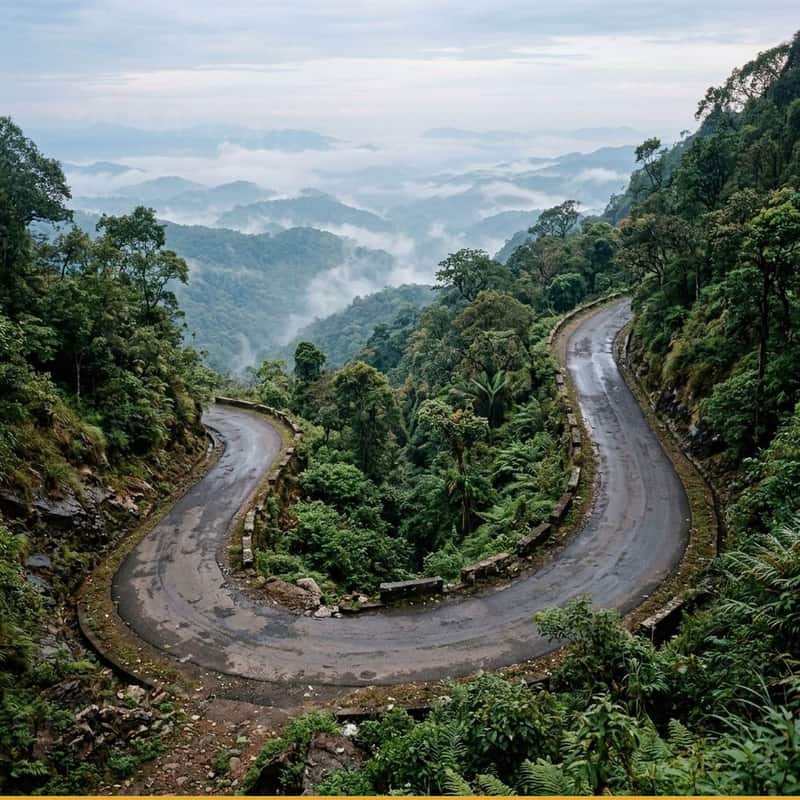 Chennai to Yercaud Jewel of Shevaroys tempo traveller rental — 365 km via NH44 via Ulundurpet & the Salem-Yercaud ghat road