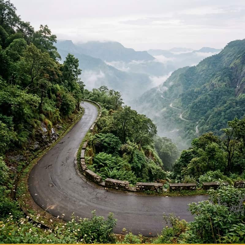 Coimbatore to Kodaikanal Lake & Pillar Rocks tempo traveller rental — 175 km via NH83 via Palani, Oddanchatram & the Batlagundu ghat road