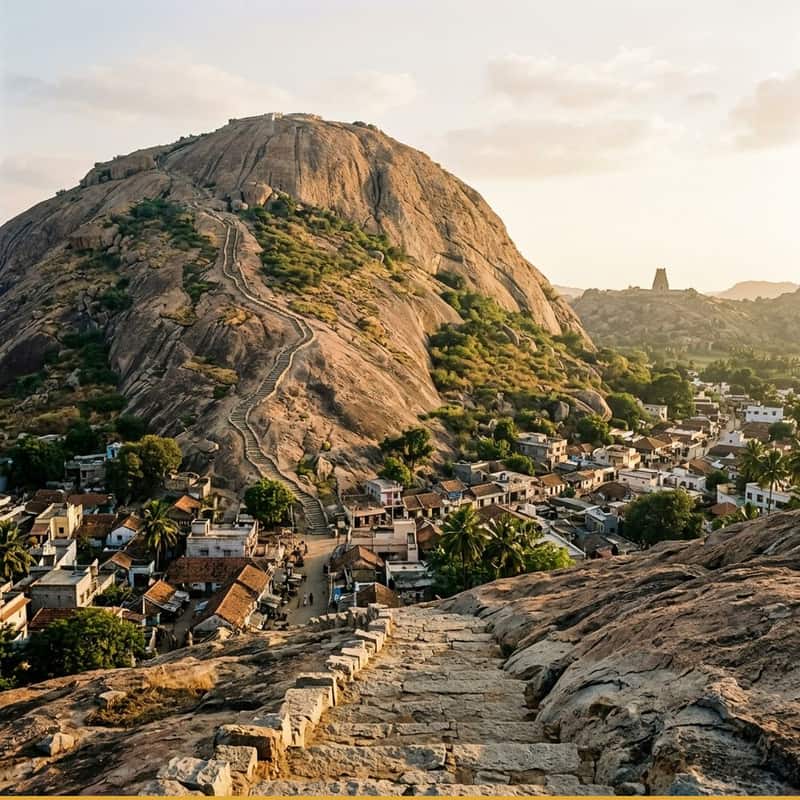 Madurai to 6 Arupadai Veedu Murugan Abodes tempo traveller rental — 750 km via NH44 & NH38 circuit via Palani, Swamimalai & Tiruchendur