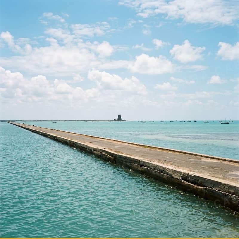 Madurai to Rameshwaram Ramanathaswamy & Dhanushkodi tempo traveller rental — 175 km via NH87 via Ramanathapuram & the Pamban road bridge