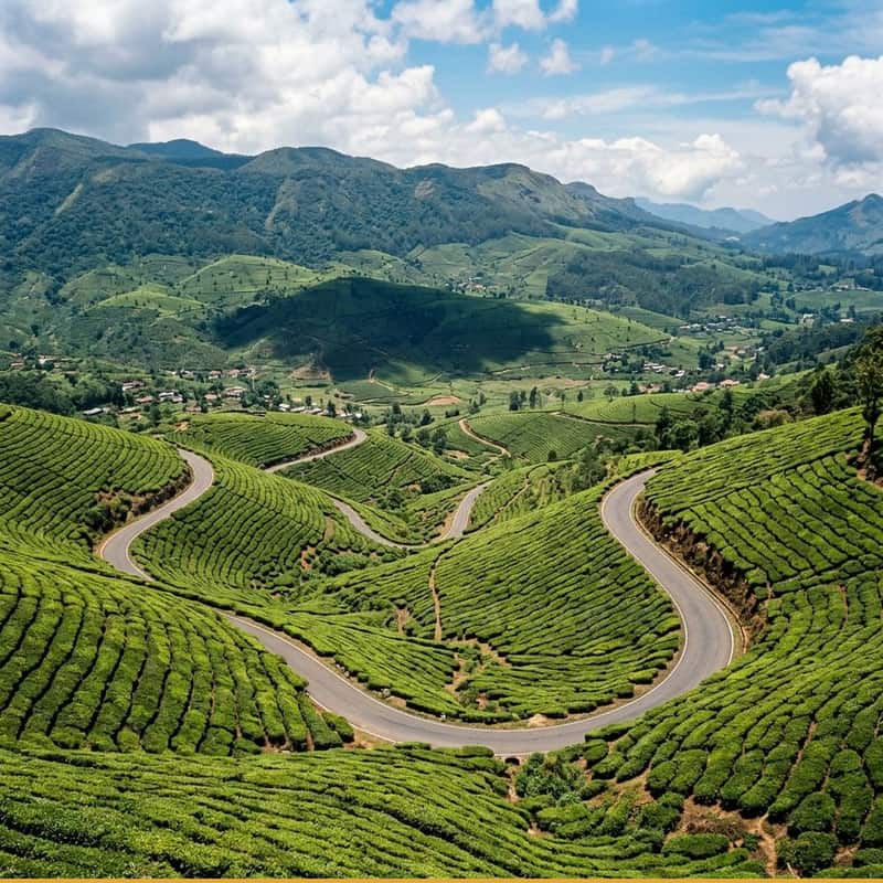Madurai to Thekkady Periyar Tiger Reserve tempo traveller rental — 140 km via NH85 via Theni & Kumily